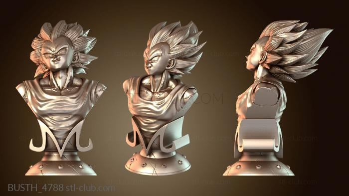 Бюсты монстры и герои Легендарный МАДЖИН ВЕГЕТА БЮСТ ЛУКАС ПЕРЕС