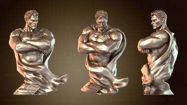 3D мадэль Бюст человека Тарег Сабер (STL)