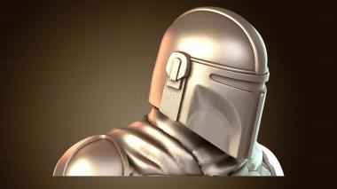 3D мадэль Мандалорский бюст (STL)