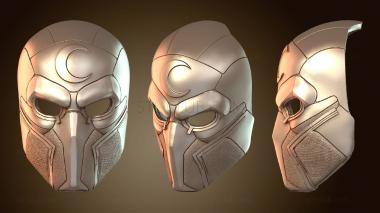 3D мадэль Шлем Marvel Moon Knight с глазами (STL)