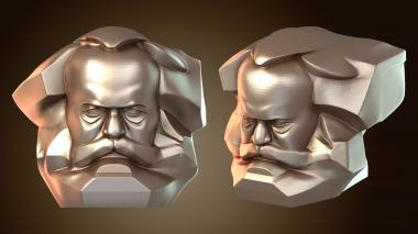 3D мадэль Маркс (STL)