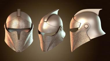 3D мадэль Средневековый шлем солдата ARC (STL)