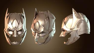 3D мадэль Средневековый шлем Бэтмена (STL)