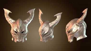 3D модель Украшенный средневековый шлем (STL)