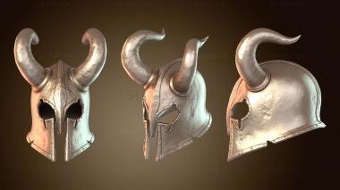 3D мадэль Средневековый шлем воина (STL)