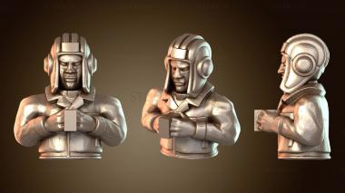 3D мадэль Пулеметчик (STL)