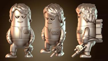 3D мадэль Миниатюрный охотник за привидениями (STL)