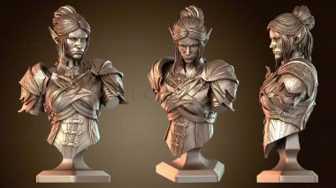 3D модель БЮСТ Минтары (STL)