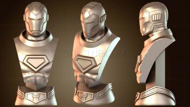 3D модель Модульный бюст Железного человека (STL)