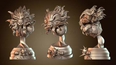 3D model Mon Star Silverhawks bust (STL)