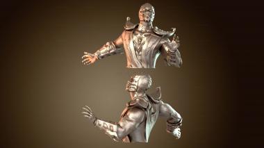 3D model MORTAL KOMBAT DIORAMA anclajes (STL)