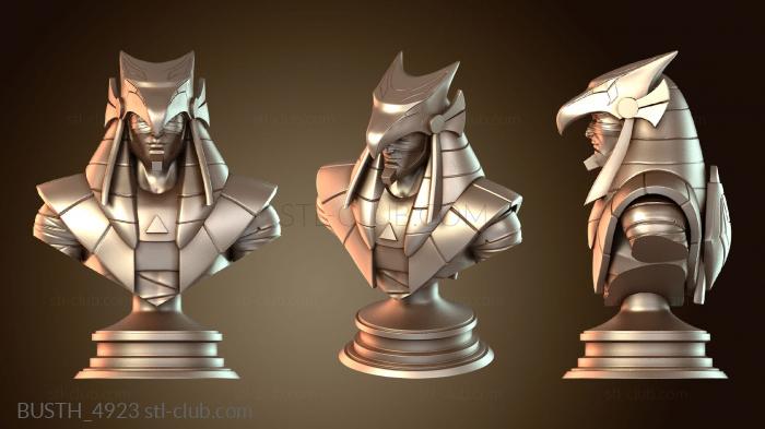 Бюсты монстры и герои Mummies Alive Ja Kal Bust and Nefertina Back eagle