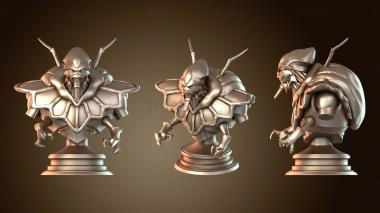 3D мадэль Бюст живого скарабея из мумий (STL)