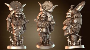 3D мадэль Бюст королевы-мумии (STL)