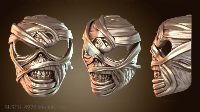 Бюсты монстры и герои Mummy Spooky Mask strap