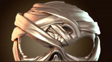 3D model Mummy Spooky Mask top (STL)