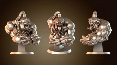 3D мадэль Бюст Огра-гиганта (STL)