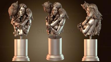 3D модель Бюст Дриады оманта (STL)