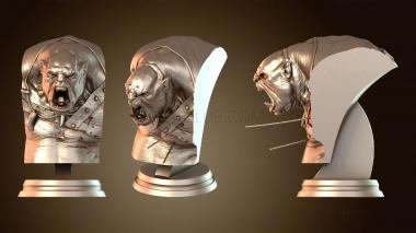 3D мадэль Бюст орка-берсерка (STL)