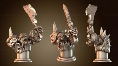 3D модель Бюст орка (STL)