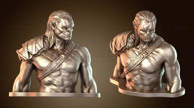 3D model Orc Bust (STL)