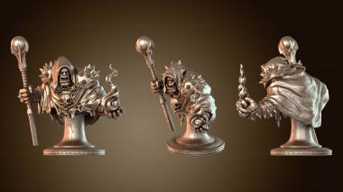 3D model Orc Spellcaster Throgson Bust (STL)