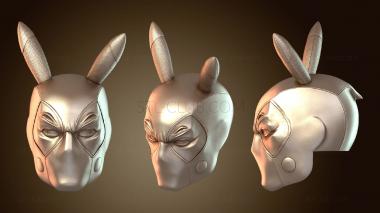 3D мадэль Шлем для бассейна Pika Black Ear Yosh (STL)