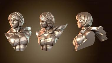 3D мадэль Бюст сильной девушки (STL)