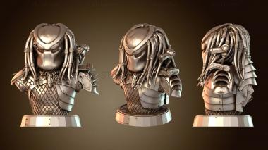 3D модель Бюст Хищника (STL)