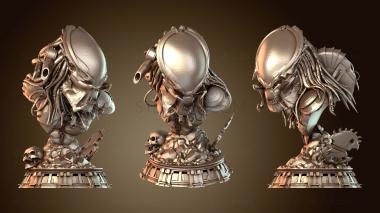 3D модель Подробный бюст хищника (STL)