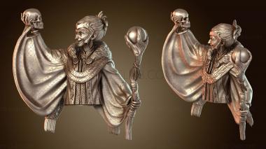 3D модель Первобытный агосто бюст архимага (STL)