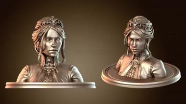 3D мадэль Бюст принцессы (STL)