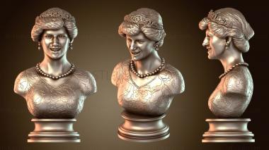 3D мадэль Принцесса Диана (STL)