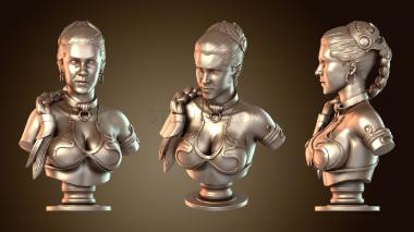 3D мадэль Бюст принцессы Леи (STL)