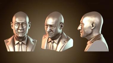 3D модель Профессор Бюст Люди Икс (STL)