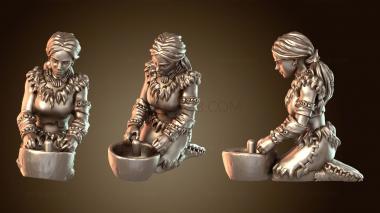 3D модель Баран пинок доярка (STL)