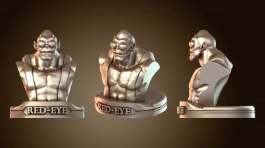 3D мадэль Красный глаз бюст (STL)