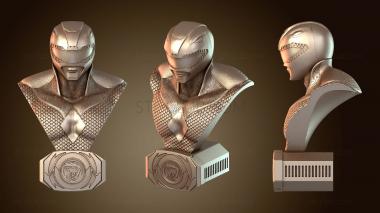 3D мадэль Бюст Красного Рейнджера (STL)