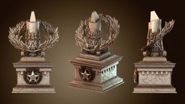 3D мадэль Красный Сын и Бюст (STL)