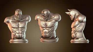 3D модель Бюст Носорога из Человека-паука (STL)