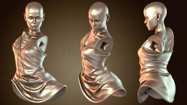 3D мадэль Ривер Тэм Торс Лысая Фигура (STL)