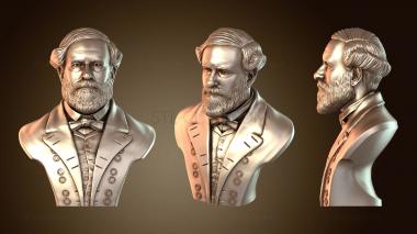 3D мадэль Бюст Роберта Генерала Ли (STL)