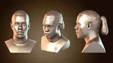 3D модель Бюст Роналдиньо (STL)