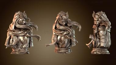 3D мадэль Стилизованный бюст Ровены (STL)