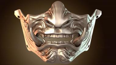 3D мадэль Маска самурая (STL)