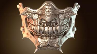 3D model Shadow samurai mask (STL)