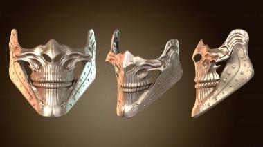 3D model Stylized samurai mask (STL)