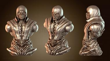 3D мадэль Scorpion bust mortal kombat tsaber (STL)
