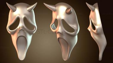 3D мадэль Маска Крика Призрака (STL)