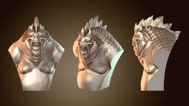 3D мадэль Бюст Сидевила (STL)